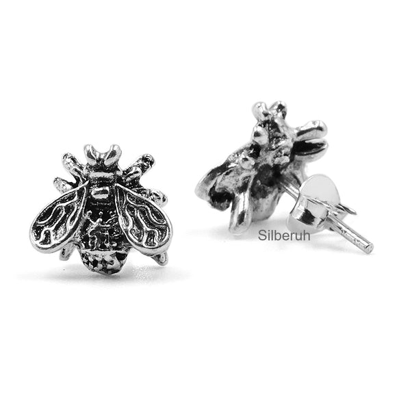 Bumble Bee Silver Stud