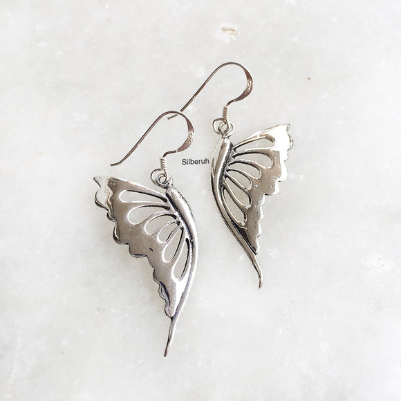 Butterfly Silver Earring