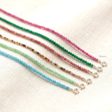 CZ Silver Anklet