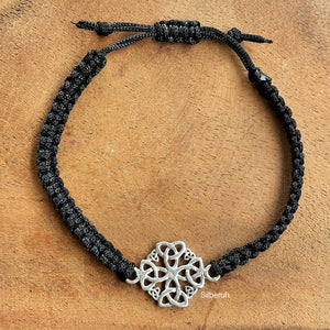 Celtic Knot Silver Adjustable Bracelet