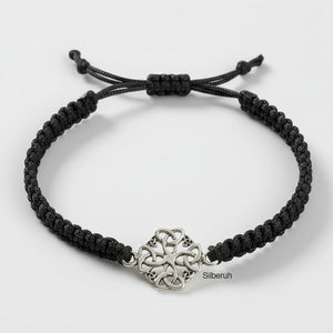 Celtic Knot Silver Adjustable Bracelet