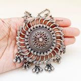 Chakr Tribal Silver Necklace