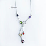 Chakra Silver Necklace