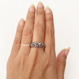 Champa Flower Silver Ring