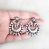 Chand Silver Tribal Stud Earring