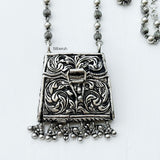 Chitai Purse Locket Silver Necklace