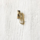 Citrine Drop Silver Nose Clip