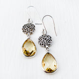 Citrine Filigree Silver Earring