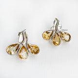 Citrine Silver Earring