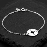 Compass 925 sterling silver bracelet India