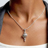 Conch Shell 925 Sterling Silver Pendant
