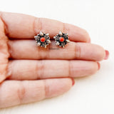 Coral Silver Stud