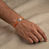 Cowrie Shell Silver Rakhi