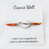 Silberuh cowrie shell rakhi in 92.5 silver for Raksha Bandhan