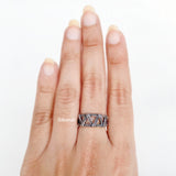 Criss Cross Silver Ring