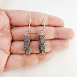 Cylindric Silver Earring