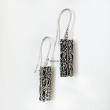 Cylindric Silver Earring