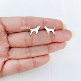 Dog Silver Stud