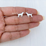 Dog Silver Stud