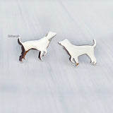 Dog Silver Stud