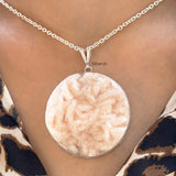 Dolomite Silver Pendant