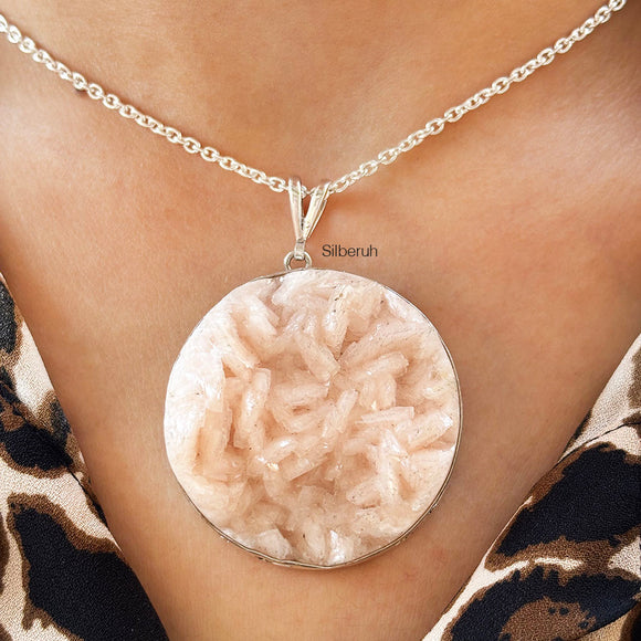Dolomite Silver Pendant