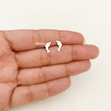 Dolphin Silver Stud