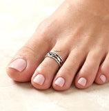 925 sterling silver dolphin toe ring handcrafted design