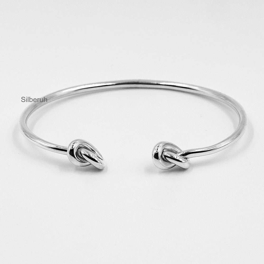 Double Knot Cuff Bangle – SILBERUH