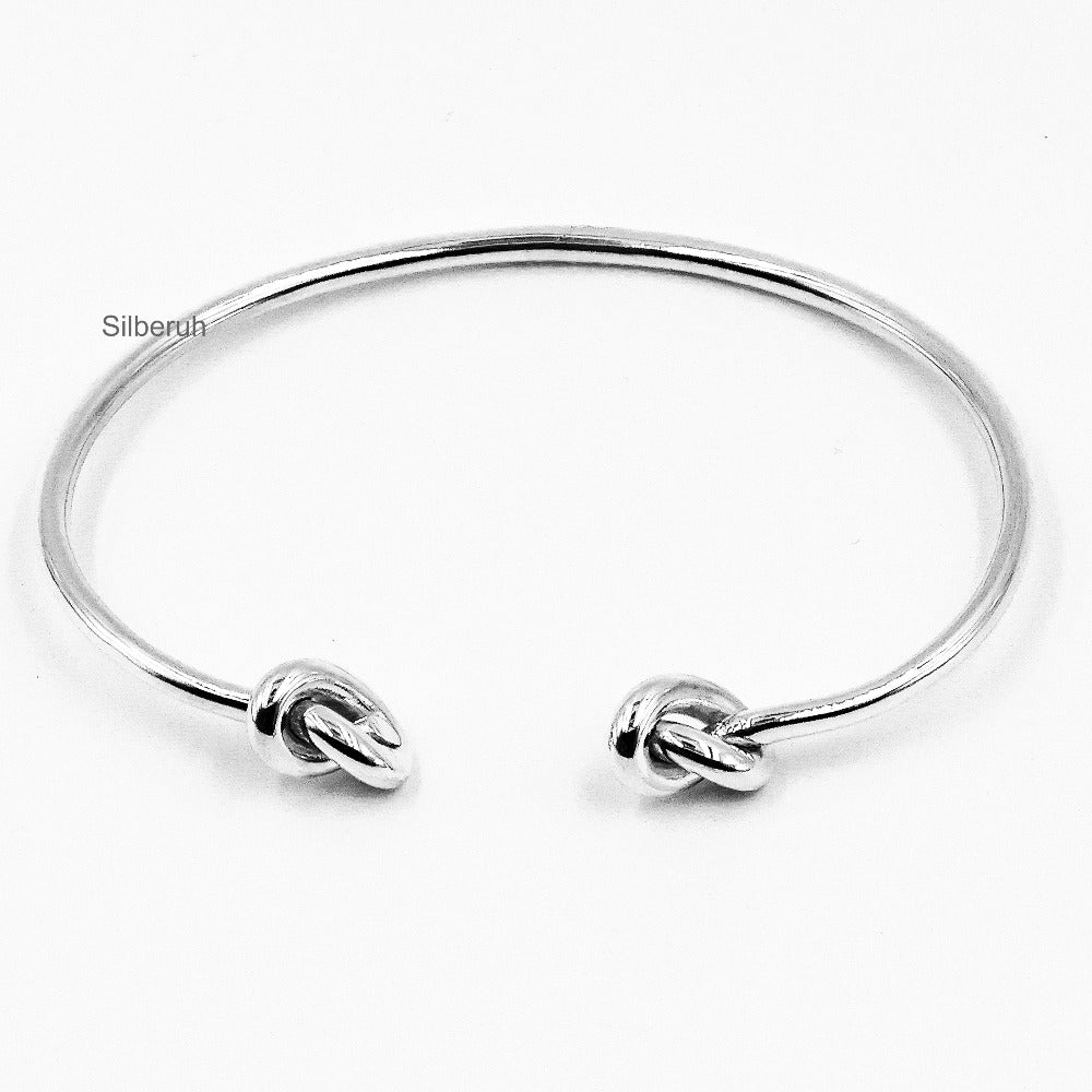 Double Knot Cuff Bangle – SILBERUH