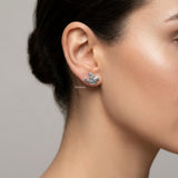 925 silver bird earrings dove design
