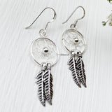 Dreamcatcher Silver Earring