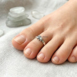 Elephant Silver Toe Ring