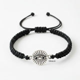 Evil Eye Silver Adjustable Bracelet