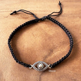 Protective Nazarbattu anklet in 925 silver – trendy summer jewelry