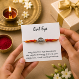 Evil Eye Silver Rakhi