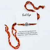 Pure silver evil eye rakhi – 0.6 inch design
