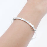 Expandable Silver Bangle