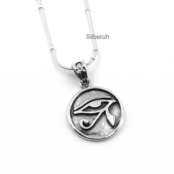 Eye of Horus Silver Pendant