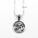 Eye of Horus Silver Pendant