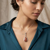 golden sunstone 925 silver pendant India