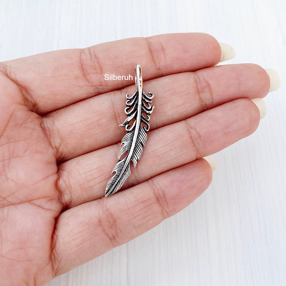 Feather Silver Pendant