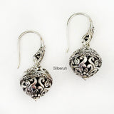 Filigree Ball Silver Earring