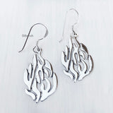 Fire Silver Earring