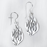 Fire Silver Earring
