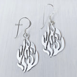 Fire Silver Earring