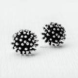Flower Pollen Silver Stud