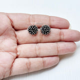 Flower Pollen Silver Stud