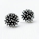 Flower Pollen Silver Stud