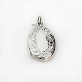 Flower Silver Locket Pendant